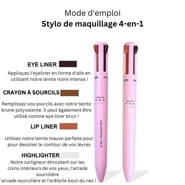 Stylo de maquillage 4 en 1