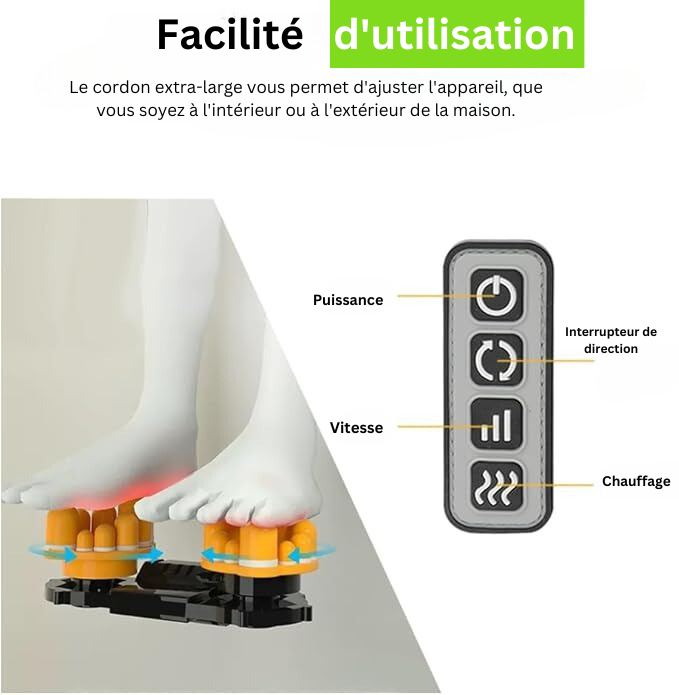 Appareil électrique de massage des pieds