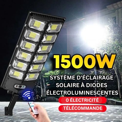 Système d'Éclairage Solaire À Leds 1500W