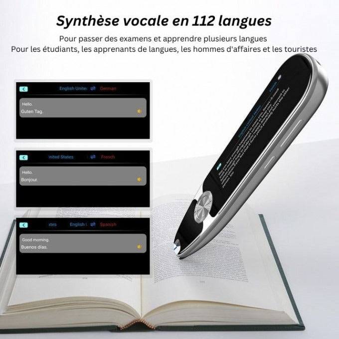 Stylo Scanner, Traducteur Vocal Et Textuel